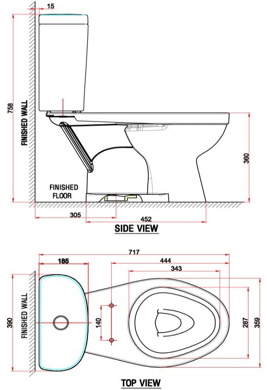 Bồn Cầu American Standard VF-2397