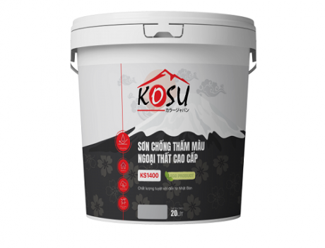 Sơn ngoại thất chống thấm màu cao cấp Kosu -KS1400