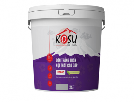 Sơn trắng trần nội thất cao cấp Kosu - KS800