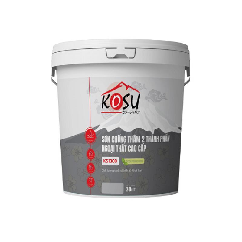 Sơn chống thấm ngoại thất cao cấp Kosu -KS1300