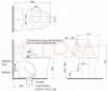 Bồn Cầu TOTO MS855DT8 Một Khối Nắp TC600VS