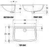 Chậu rửa lavabo âm bàn AMERICAN Standard WP-0418